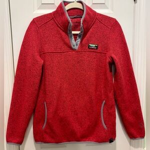 L.L. Bean Women’s Pink Sweater Fleece Pullover M